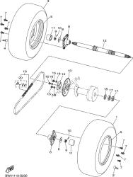 REAR AXLE & WHEEL