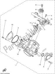 conjunto del cuerpo del acelerador 1