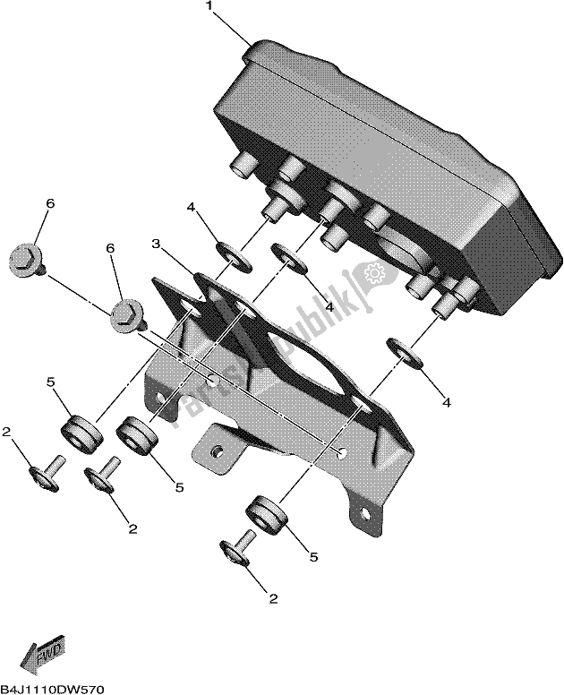 All parts for the Meter of the Yamaha YXE 1000 EWS 2021