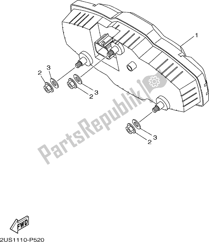 All parts for the Meter of the Yamaha YXE 700 PSE 2017