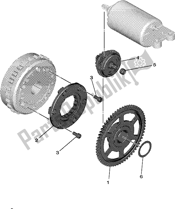 Todas las partes para Embrague De Arranque de Yamaha YXF 850P Wolverine X4 2019