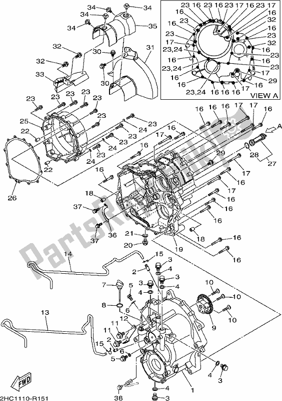 Todas las partes para Transfer de Yamaha YXZ 1000P 2018