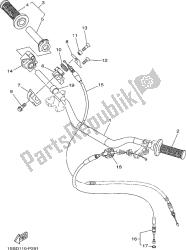 stuurhendel en kabel