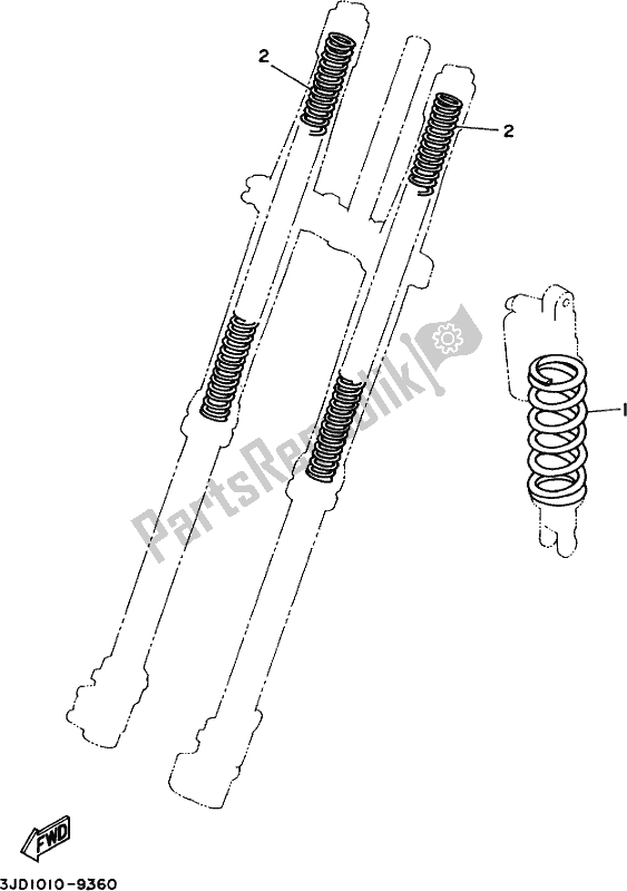 All parts for the Alternate For Chassis of the Yamaha YZ 125H 2017