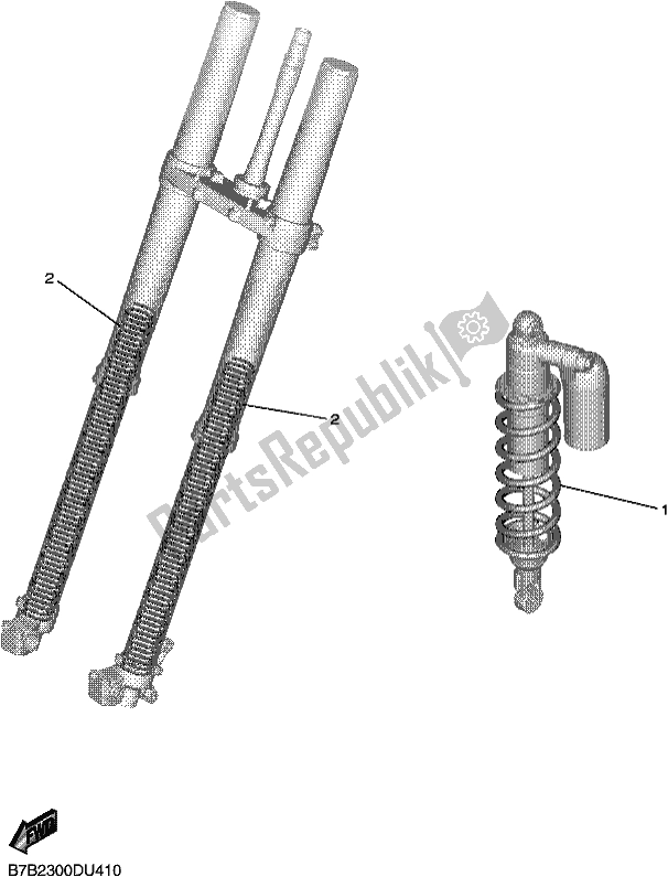 Todas las partes para Alternativo Para Chasis de Yamaha YZ 250F 2019