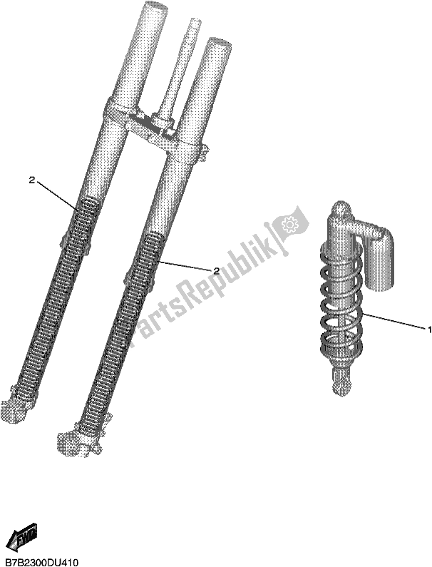 Todas las partes para Alternativo Para Chasis de Yamaha YZ 250F 2020