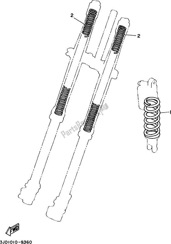 All parts for the Alternate For Chassis of the Yamaha YZ 250H 250 2017