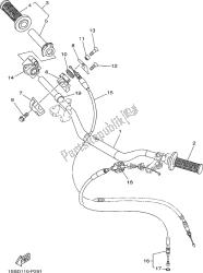 stuurhendel en kabel