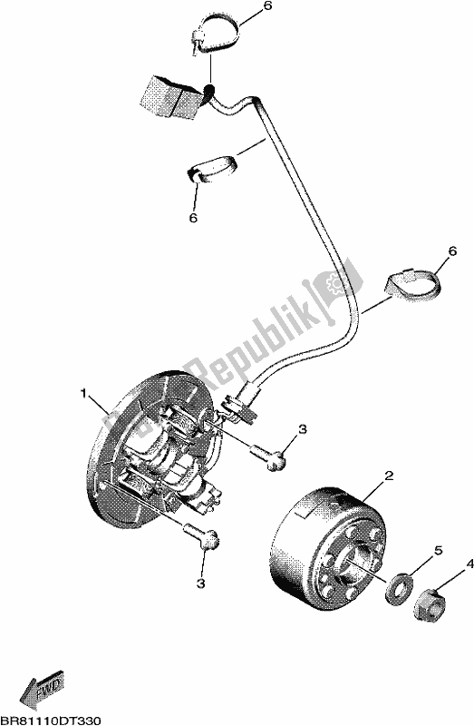 Wszystkie części do Generator Yamaha YZ 65 2018