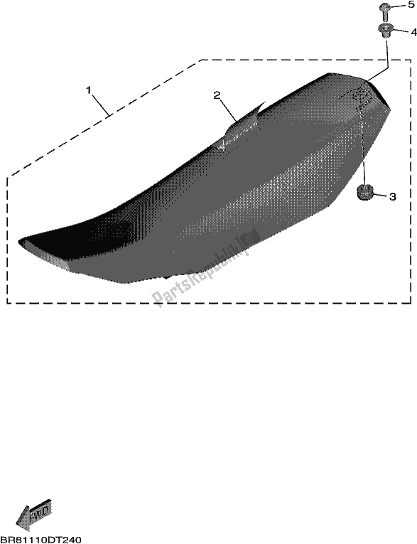 Toutes les pièces pour le Siège du Yamaha YZ 65 2020