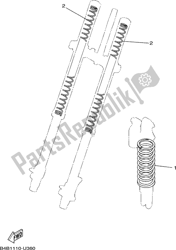 Toutes les pièces pour le Alternative Pour Châssis du Yamaha YZ 85 2021