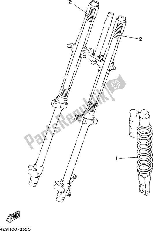 All parts for the Alternate For Chassis of the Yamaha YZ 85 LW 2018