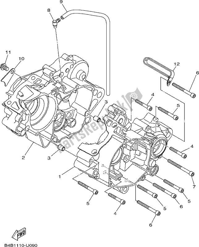 Wszystkie części do Korbowód Yamaha YZ 85 LW 2019