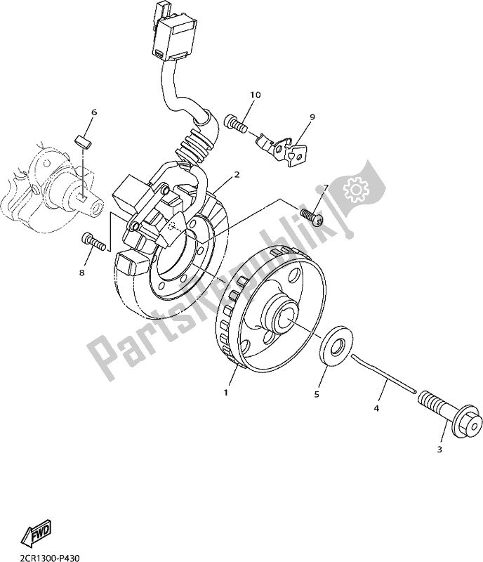 Wszystkie części do Generator Yamaha Yzf-r1 1000 2017