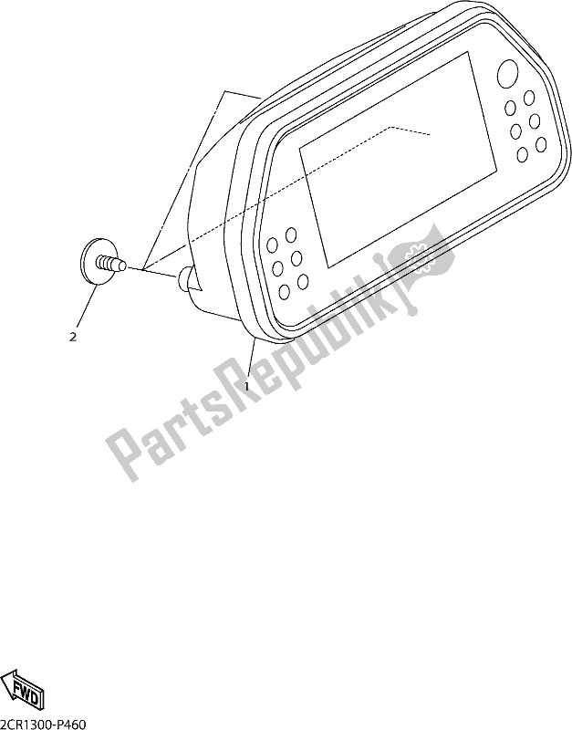 All parts for the Meter of the Yamaha Yzf-r1 1000 2017