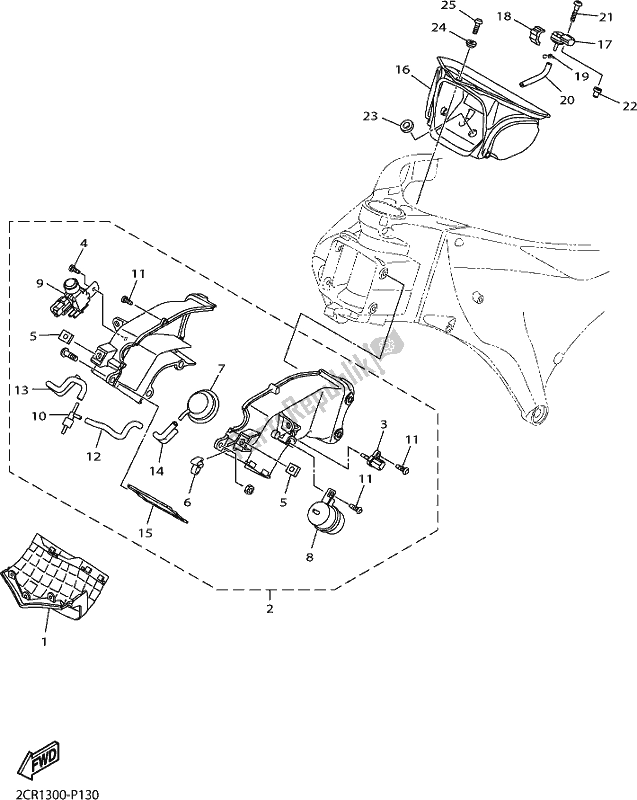 Todas las partes para Ingesta 3 de Yamaha Yzf-r1 1000 2018