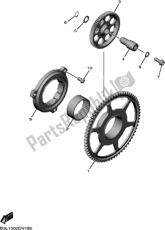 Todas las partes para Inicio de Yamaha Yzf-r1L YZF 1000L 2020