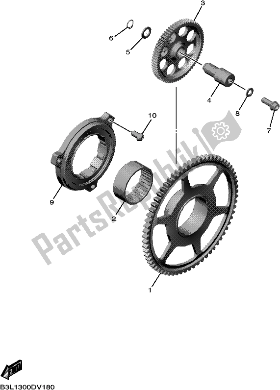 Todas las partes para Inicio de Yamaha Yzf-r1M YZF 1000M 2021