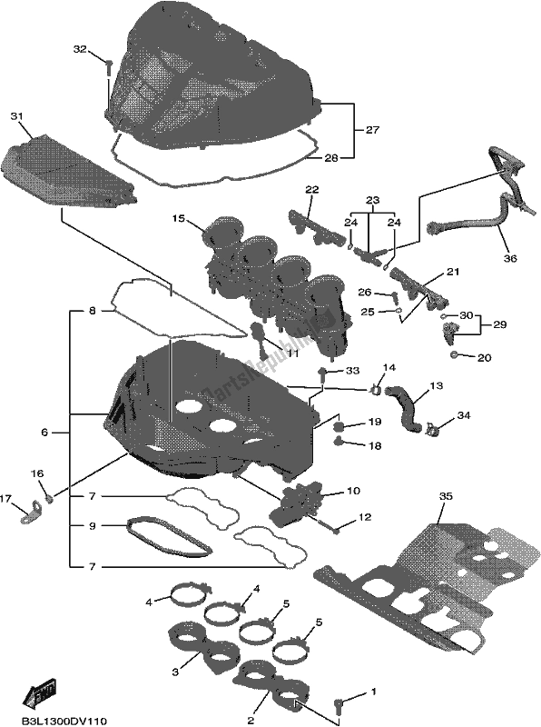 Todas las partes para Consumo de Yamaha Yzf-r1 ML YZF 1000 DL 2020