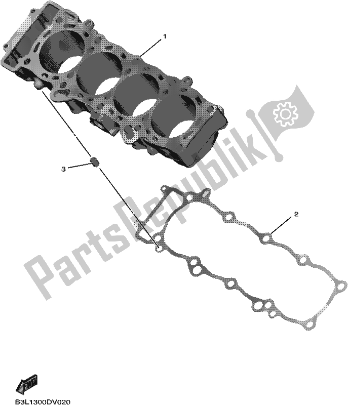 Todas las partes para Cilindro de Yamaha Yzf-r1 MM YZF 1000 DM 2021