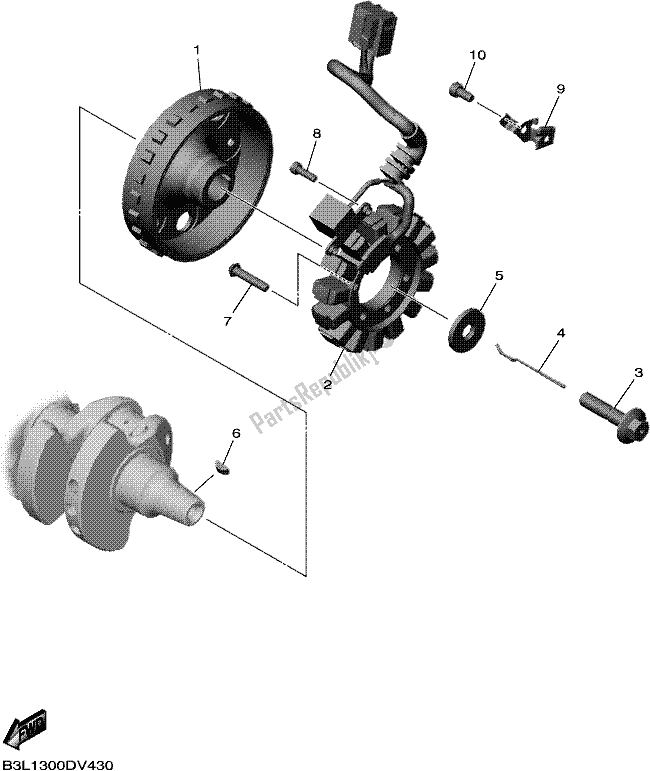 Tutte le parti per il Generatore del Yamaha Yzf-r1 MM YZF 1000 DM 2021