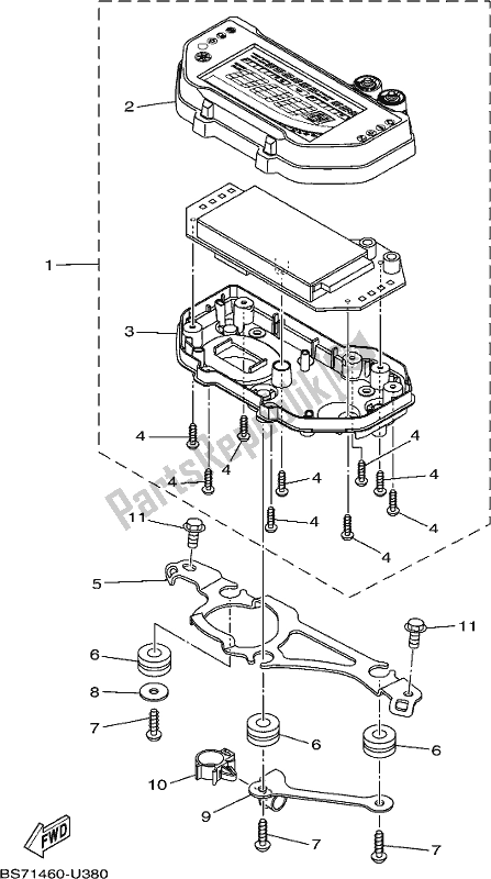 Wszystkie części do Metr Yamaha Yzf-r3M YZF3 300 2021