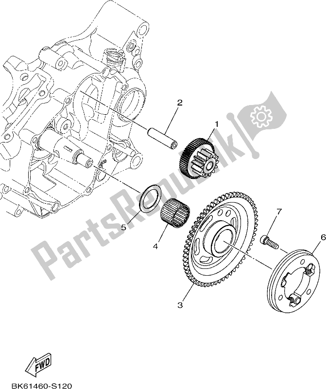 Todas las partes para Embrague De Arranque de Yamaha YZF 155 2021