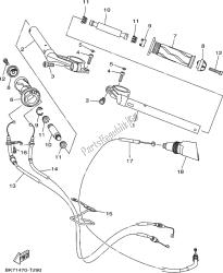 stuurhendel en kabel