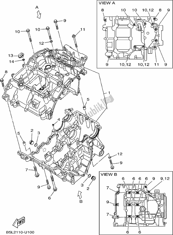 Wszystkie części do Korbowód Yamaha YZF 320A 2020