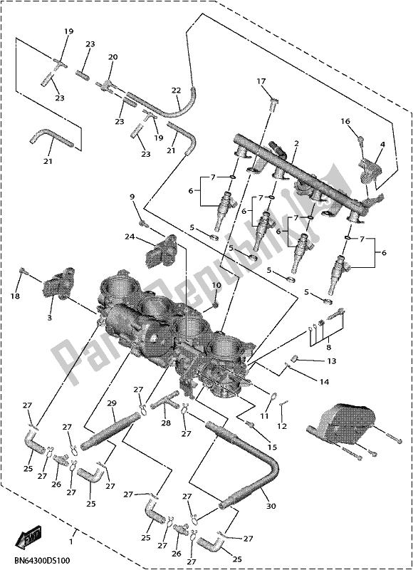 Wszystkie części do Wlot 2 Yamaha YZF 600 2019