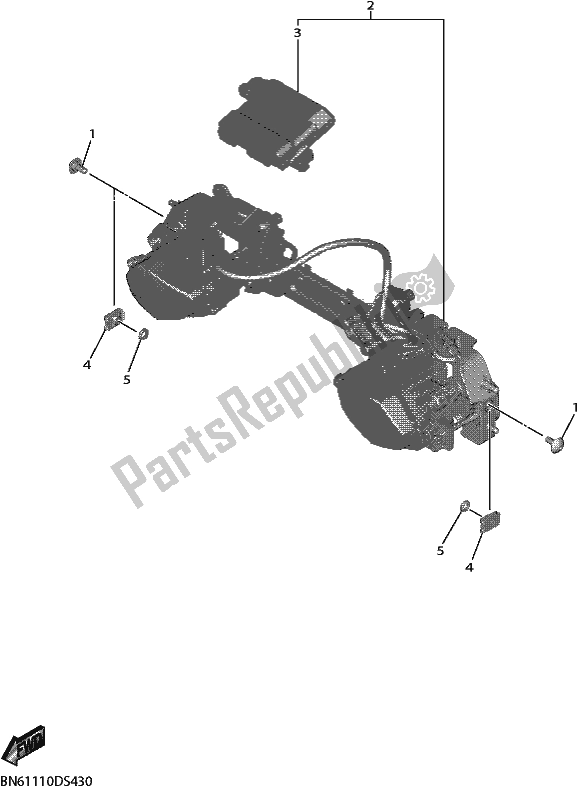 Toutes les pièces pour le Phare du Yamaha YZF 600 Yzf-r6 2018