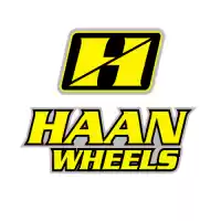 481150192616, Haan Wheels, Wiel kit 21-1,60 gold rim-red hub red nippels    , Nieuw