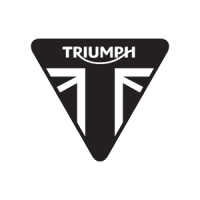 T2409052, Triumph, badge serbatoio carburante lh, Nuovo