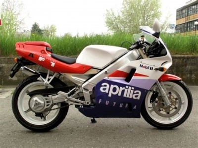 De onderdelen catalogus van de Aprilia Af1 Futura (316) 1990 - 1992, 125cc