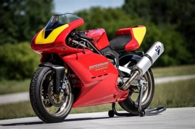 De onderdelen catalogus van de Ducati Supermono 1995 Abby