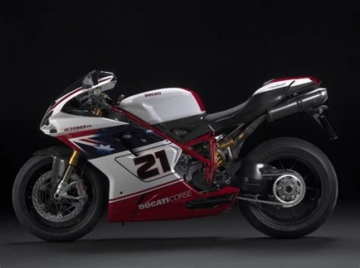 De onderdelen catalogus van de Ducati 1098 R Bayliss 2009, 1098cc