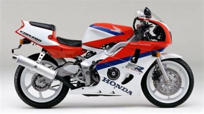 De onderdelen catalogus van de Honda Cbr400rr 400 1990