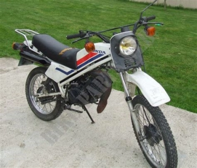 De onderdelen catalogus van de Honda MT80 1980, 80cc