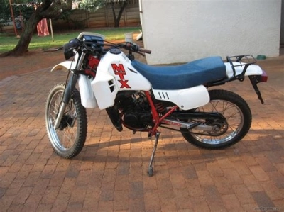 De onderdelen catalogus van de Honda MTX50 1985, 50cc