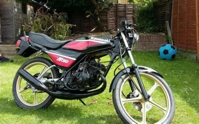 De onderdelen catalogus van de Kawasaki AR80 1988, 80cc