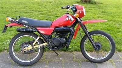 De onderdelen catalogus van de Yamaha DT50 1986, 50cc