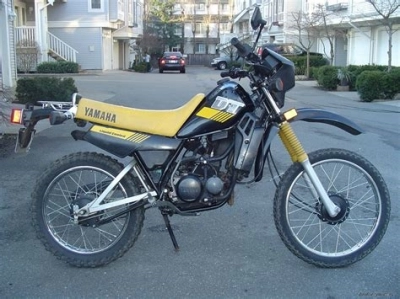 De onderdelen catalogus van de Yamaha DT50 1989, 50cc