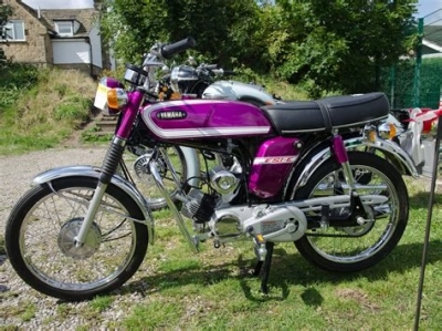 De onderdelen catalogus van de Yamaha FS1 1975, 1cc