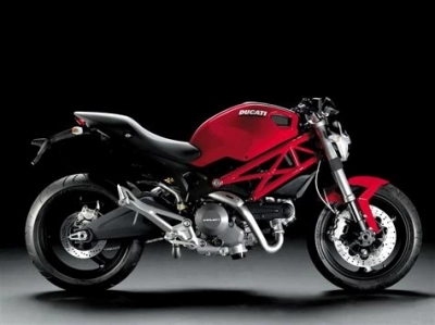 De onderdelen catalogus van de Ducati Monster (696) 2010, 696cc