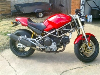 De onderdelen catalogus van de Ducati Monster (750) 1999, 750cc