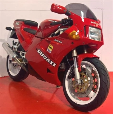 De onderdelen catalogus van de Ducati Superbike (851) 1991, 851cc