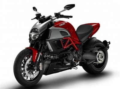 De onderdelen catalogus van de Ducati Diavel (Diavel) 2012, 1200cc