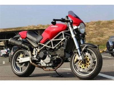 De onderdelen catalogus van de Ducati Monster (S4R) 2003, 996cc