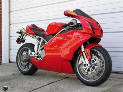 De onderdelen catalogus van de Ducati 749s 2004, 749cc