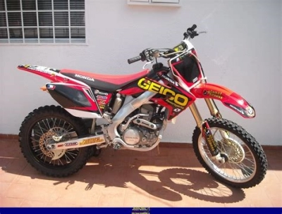 De onderdelen catalogus van de Honda Crf250r 2007, 250cc